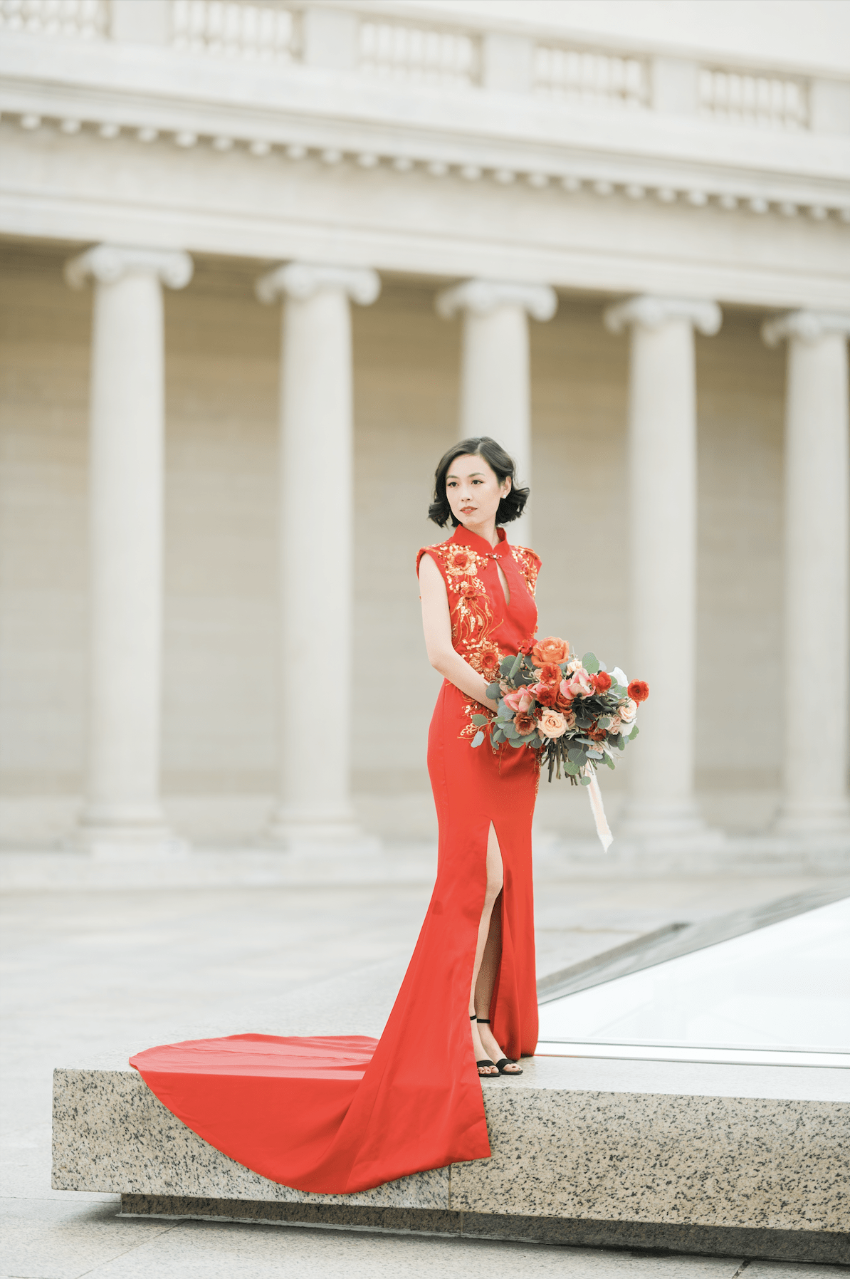 Maxine Bespoke Dress - Cheongsam - East Meets Dress
